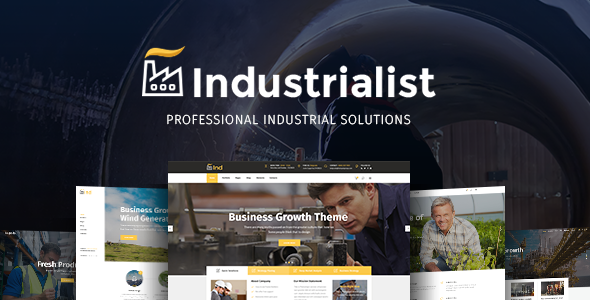 Industrialist WordPress Theme