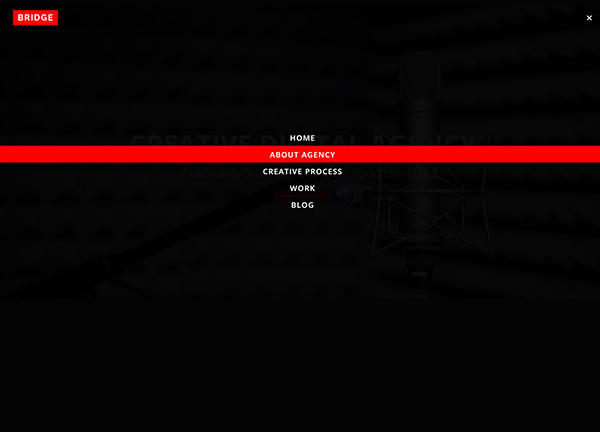 Agency Bridge Theme Demo