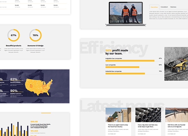 Business Report Bridge Theme Demo