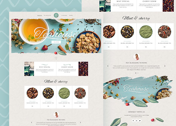 Tea Bridge Theme Demo
