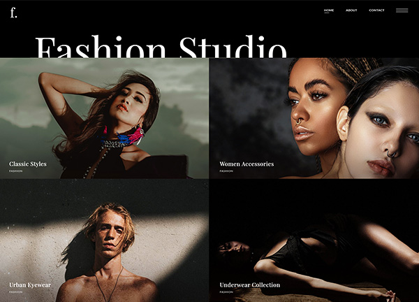 Fashion Portfolio Bridge Theme Demo