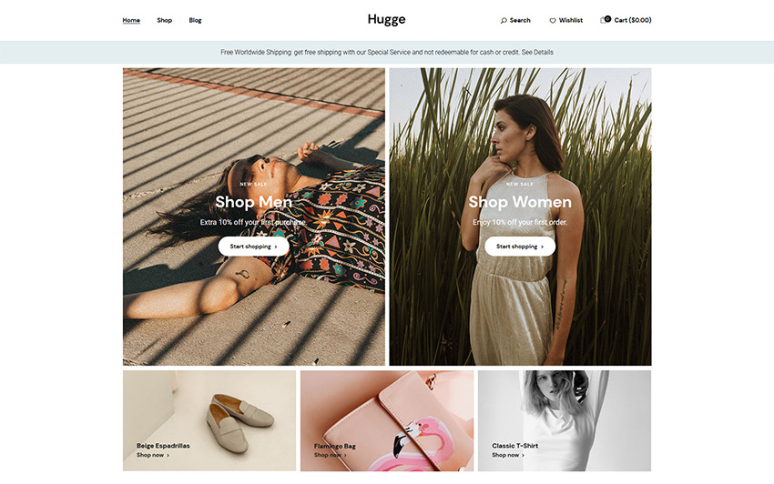 Hugge WordPress Theme