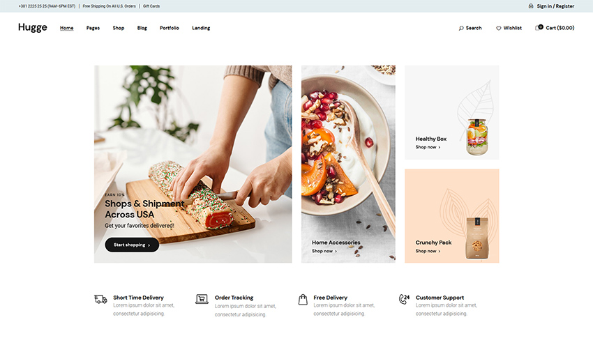 Hugge WordPress Theme